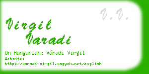 virgil varadi business card